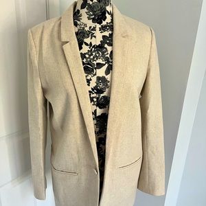 Maison Scotch and Soda greige blazer. Size 2 ( fits US 6). Wool. Great condition
